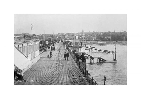 Vintage photograph Ryde From the Pier Isle Of Wight
