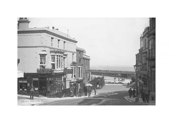 Vintage photograph Union Street Ryde Isle Of Wight