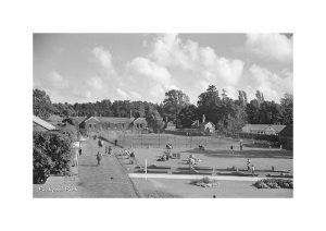 Vintage photograph Puckpool Park Ryde Isle Of Wight