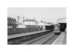 Vintage Photograph Ryde St Johns Stn Isle Of Wight