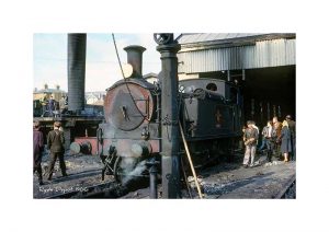 vintage photograph Ryde depot 1966 Isle Of Wight