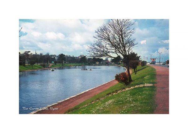 Vintage photography The Canoe Lake Ryde Isle Of Wight