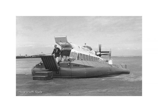 Vintage photography Hovercraft Ryde Isle Of Wight