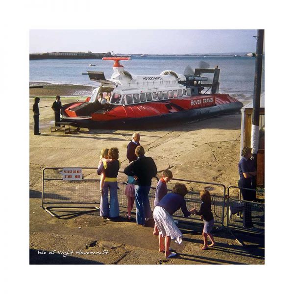 Vintage photograph Hovercraft Isle Of Wight