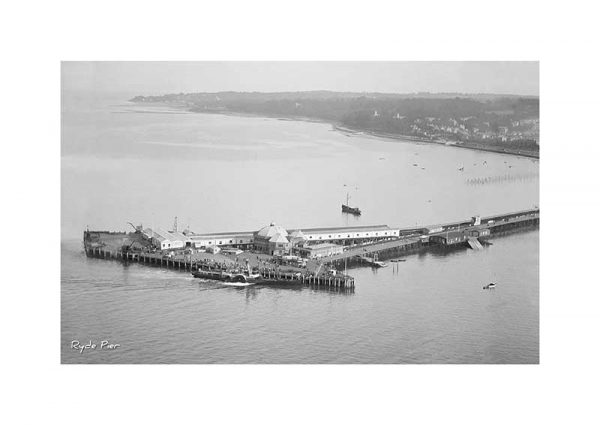 Vintage photograph Ryde Pier Isle Of Wight