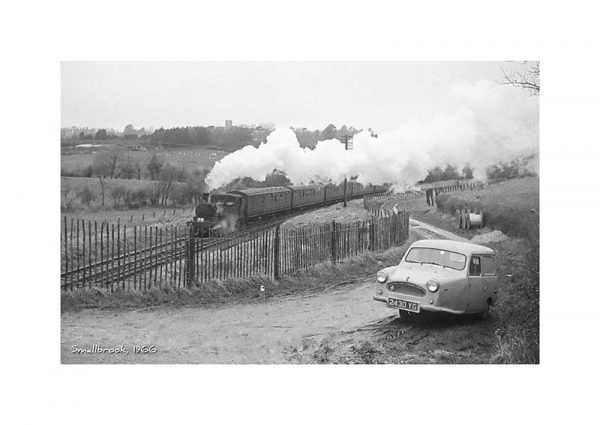 Vintage photograph Steam Train Smallbrook Isle Of Wight