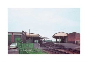 Vintage photograph Ryde Esplanade Station Isle Of wight