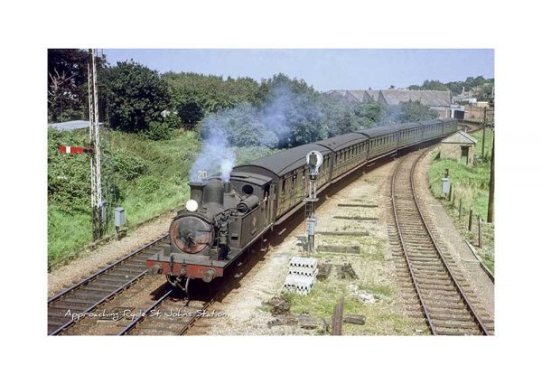 Vintage photograph Ryde St.Johns Station Isle Of Wight