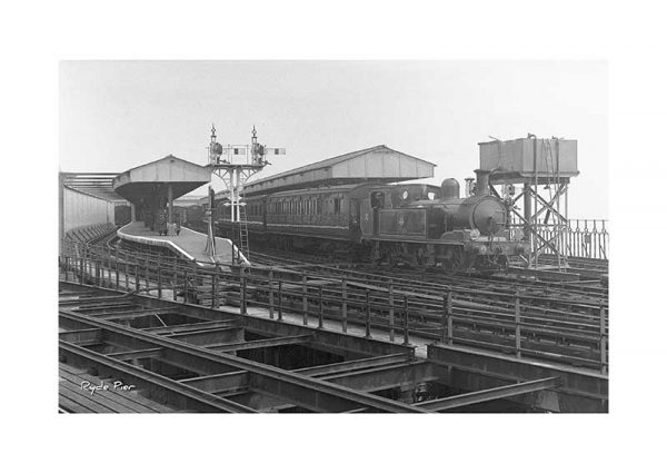 Vintage photograph Ryde Pier Isle Of Wight