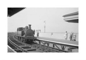 Vintage photograph Ryde Esplanade Station Isle Of Wight