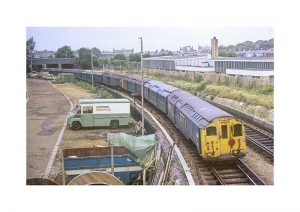 Vintage photograph Ryde Train Isle Of Wight