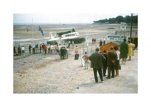 Vintage photograph Hovercraft Ryde Isle Of Wight