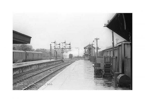 Vintage photograph Ryde St Johns Station Isle Of Wight