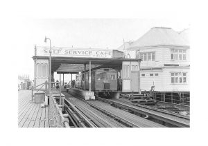 Vintage photograph Ryde Pier Tram Isle Of Wight