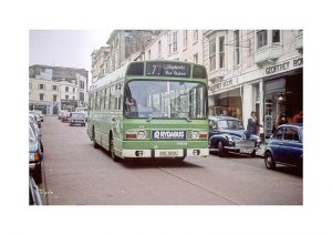 Vintage photograph Bus Ryde Isle Of Wight