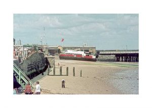 Vintage photograph Ryde Hovercraft Isle Of Wight
