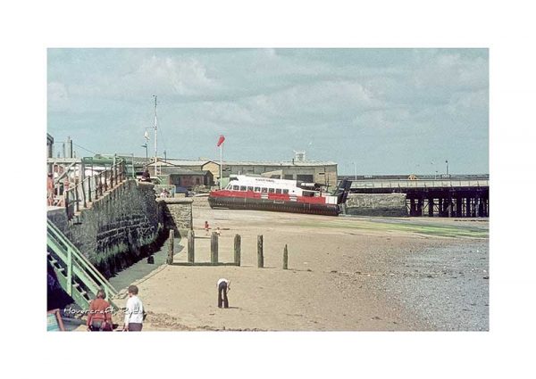 Vintage photograph Ryde Hovercraft Isle Of Wight