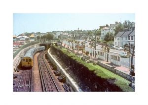 Vintage photograph Ryde Train Isle Of Wight