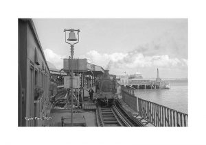 Vintage photograph Ryde Pier Isle Of Wight