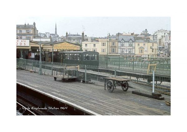 Vintage photograph Ryde Esplanade Station Isle Of Wight