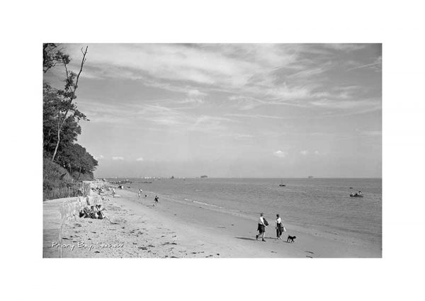 vintage photograph of Priory Bay Seaview Isle Of Wight