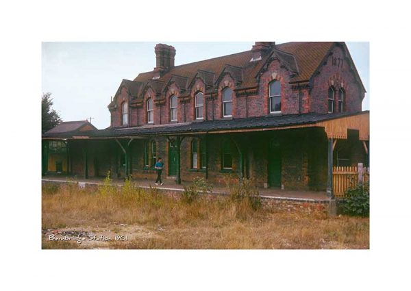 Vintage photograph Bembridge Station Isle Of Wight
