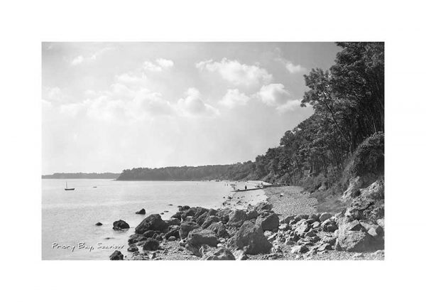 Vintage photograph Priory Bay Seaview Isle Of Wight