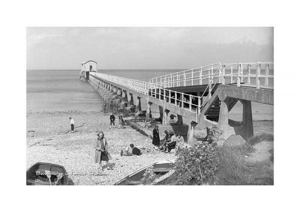 Vintage photograph Bembridge lifeboat station Isle Of Wight