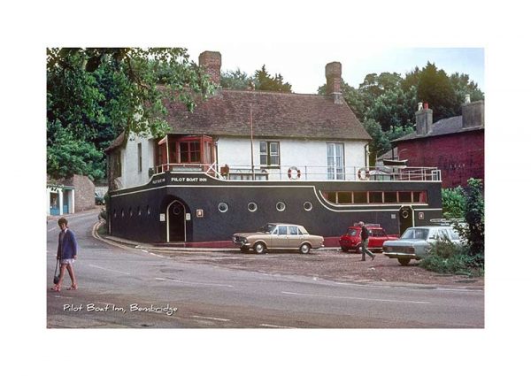 Vintage photograph The Pilot Boat Inn Bembridge Isle Of Wight