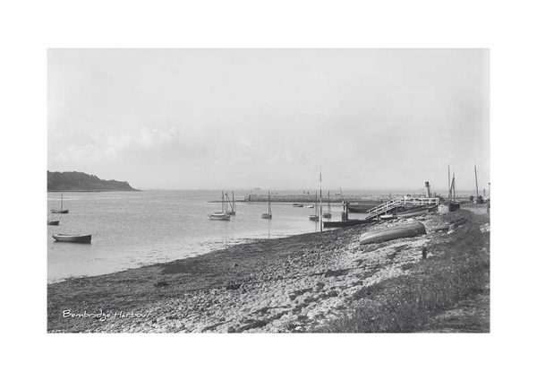 Vintage photograph Bembridge Harbour Isle Of Wight