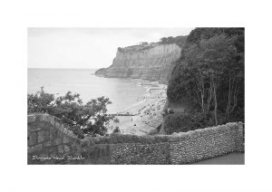 Vintage photograph Dunnose Head Shanklin Isle Of wight