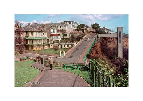 Vintage photograph Cliff Walk Shanklin Isle Of Wight