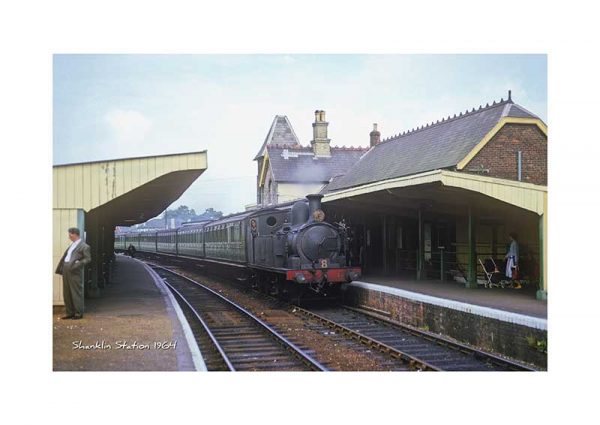 Vintage photograph Shanklin Station Isle Of Wight