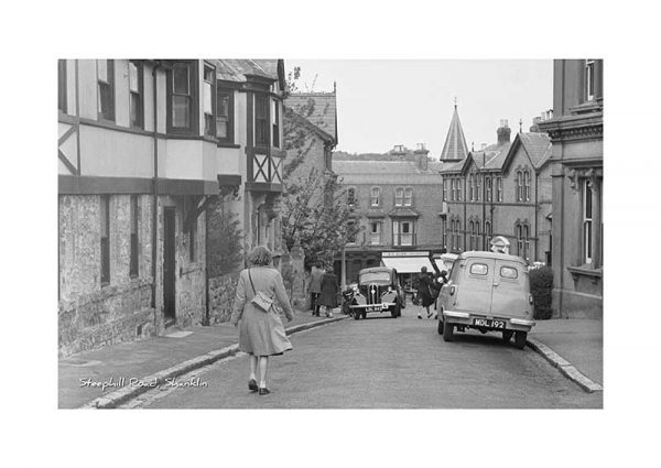 Vintage photograph Steephill road shanklin Isle Of Wight