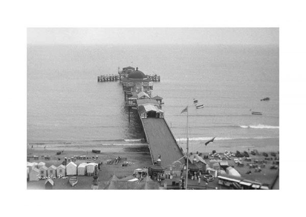 Vintage photograph of Shanklin Pier Isle Of Wight