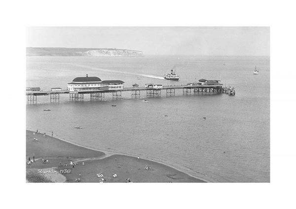 Vintage photograph Shanklin Pier Isle Of Wight