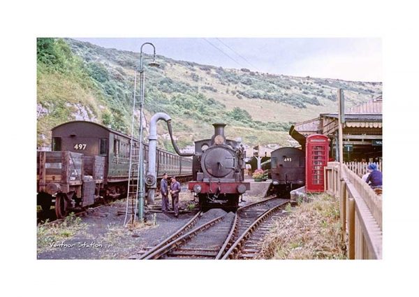 Vintage photograph Ventnor Station Isle Of Wight