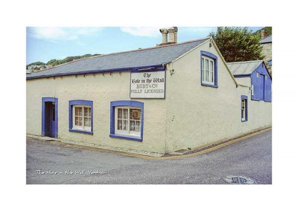 Vintage photograph The hole in the wall pub Ventnor Isle Of Wight