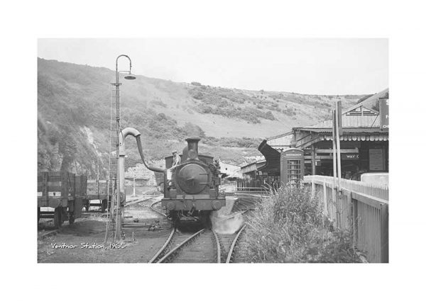 Vintage photograph Ventnor Station Isle Of Wight