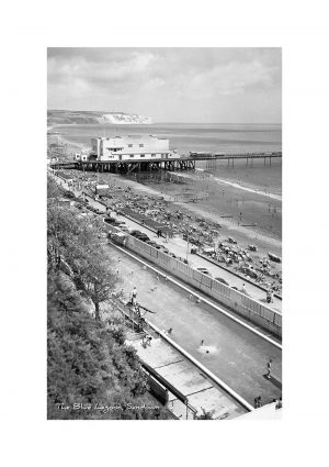 Vintage photograph The Blue Lagoon Sandown Isle Of Wight