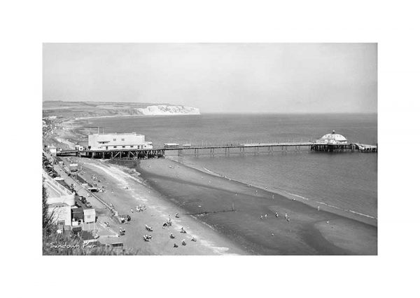 Vintage photograph Sandown pier Isle Of Wight