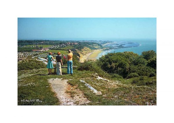 Vintage photograph Whitecliff Bay Isle Of Wight