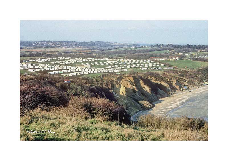 Vintage photograph Whitecliff Bay Isle Of Wight Vintage photograph Whitecliff Bay Isle Of Wight