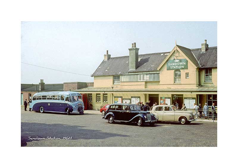 Vintage photograph Sandown Station Isle Of Wight Vintage photograph Sandown Station Isle Of Wight