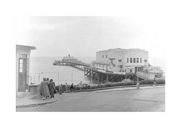 Vintage photograph Sandown Pier Isle Of Wight