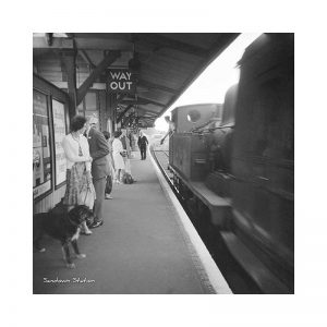 Vintage photograph Sandown Station Isle Of Wight