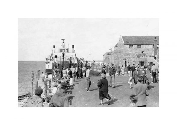 vintage photograph yarmouth ferry isle of wight