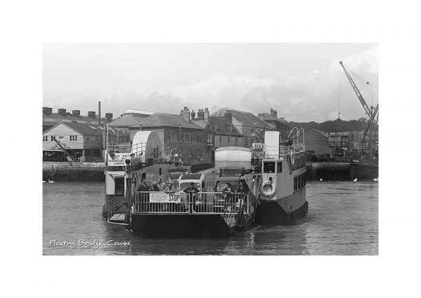 Vintage photograph Floating Bridge Cowes Isle Of Wight