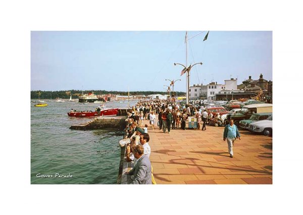 Vintage photograph Cowes Parade Isle Of Wight