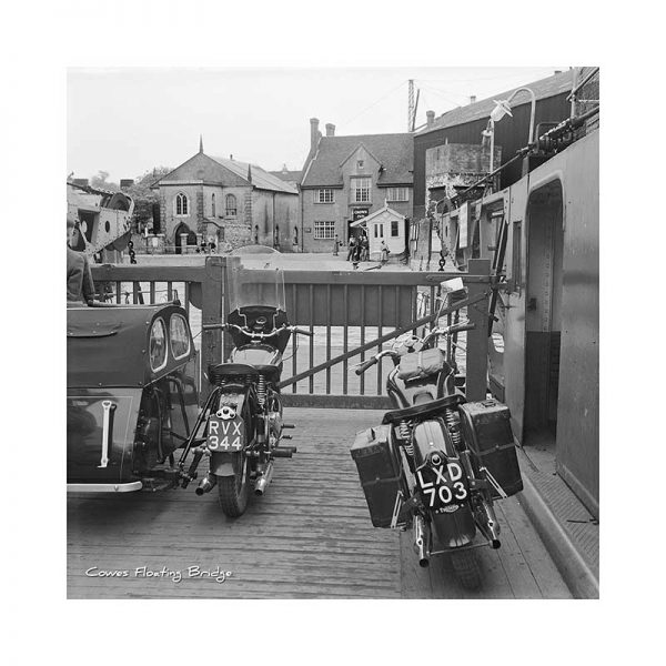 Vintage photograph Cowes Floating Bridge Isle Of Wight